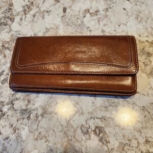 Elegant Brown Leather Wallet
